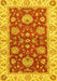 Oriental Yellow Traditional Rug, abs2500yw