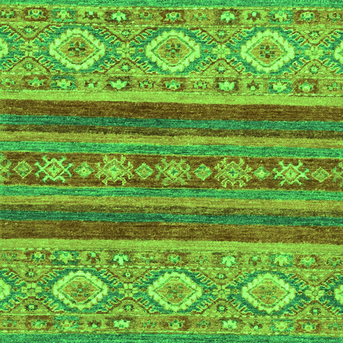 Machine Washable Abstract Green Modern Area Rugs, wshabs2501grn
