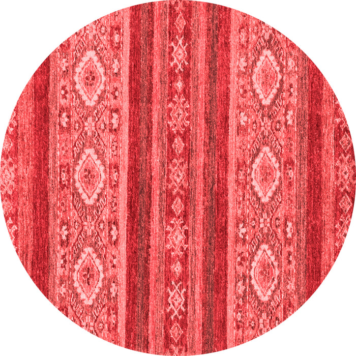 Machine Washable Abstract Red Modern Rug, wshabs2501red
