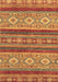 Abstract Brown Modern Rug, abs2501brn