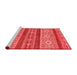 Modern Red Washable Rugs