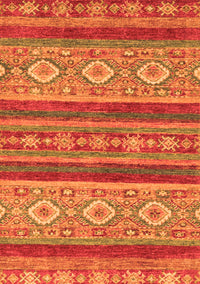 Abstract Orange Modern Rug, abs2501org