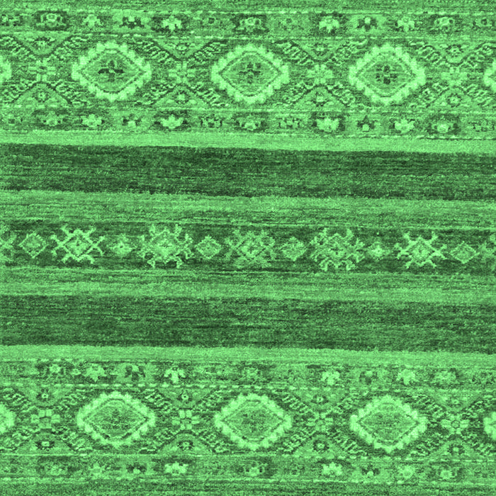 Machine Washable Abstract Emerald Green Modern Area Rugs, wshabs2501emgrn