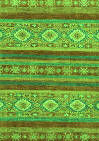 Abstract Green Modern Rug, abs2501grn