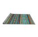 Sideview of Machine Washable Abstract Light Blue Modern Rug, wshabs2501lblu