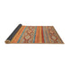 Sideview of Abstract Orange Southwestern Rug, abs2502