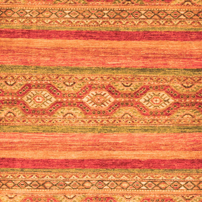 Machine Washable Southwestern Orange Country Area Rugs, wshabs2502org