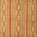 Square Southwestern Brown Country Rug, abs2502brn