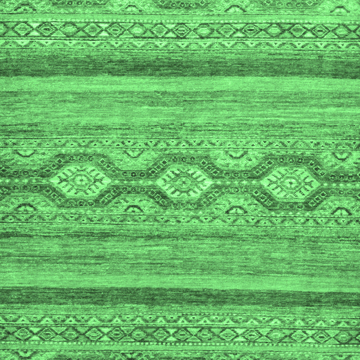 Machine Washable Southwestern Emerald Green Country Area Rugs, wshabs2502emgrn