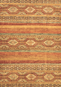 Abstract Brown Modern Rug, abs2503brn