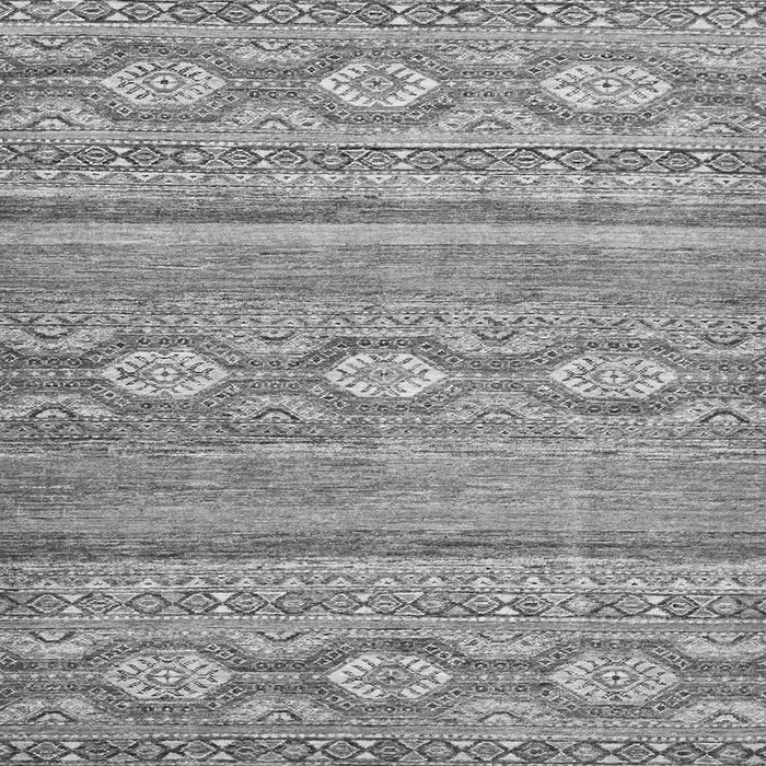 Square Machine Washable Abstract Gray Modern Rug, wshabs2503gry