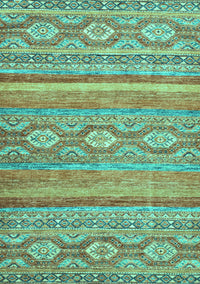 Abstract Turquoise Modern Rug, abs2503turq