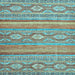 Square Abstract Light Blue Modern Rug, abs2503lblu