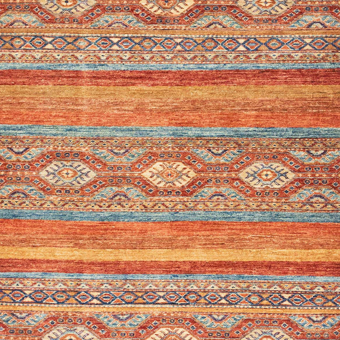 Machine Washable Abstract Red Rug, wshabs2503