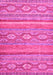 Machine Washable Abstract Pink Modern Rug, wshabs2503pnk