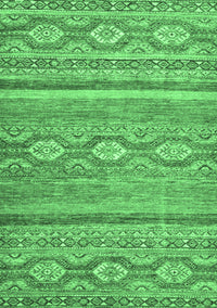 Abstract Emerald Green Modern Rug, abs2503emgrn