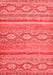 Abstract Red Modern Area Rugs