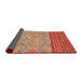 Sideview of Abstract Brown Sand Brown Southwestern Rug, abs2504