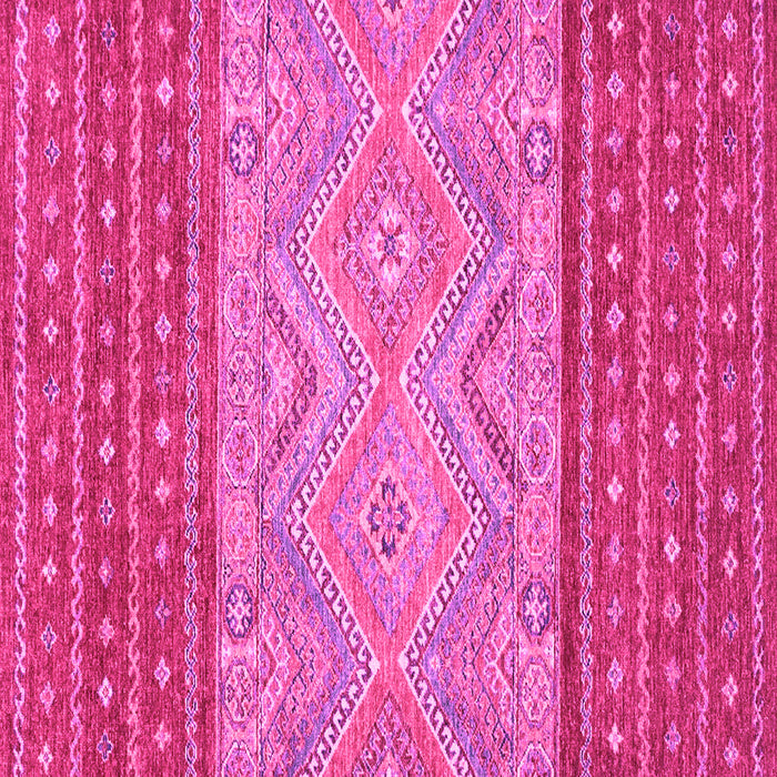 Square Southwestern Pink Country Rug, abs2504pnk