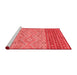 Country Red Washable Rugs