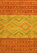 Southwestern Yellow Country Rug, abs2504yw