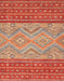 Abstract Brown Sand Brown Southwestern Rug, abs2504