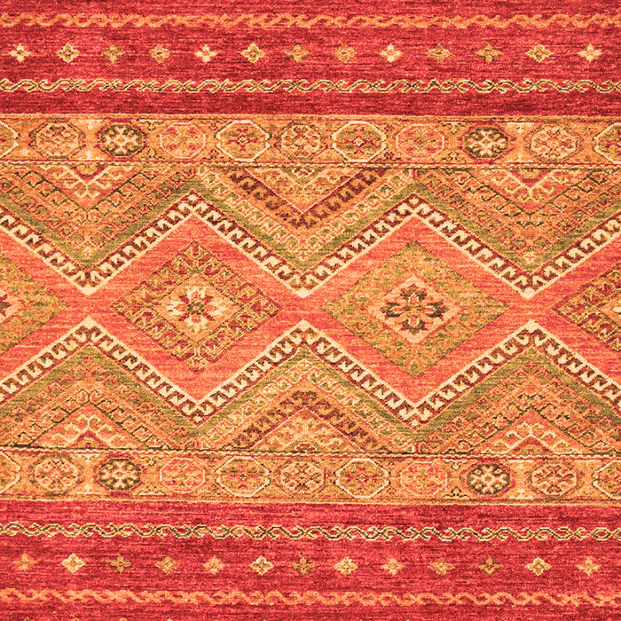 Machine Washable Southwestern Orange Country Area Rugs, wshabs2504org