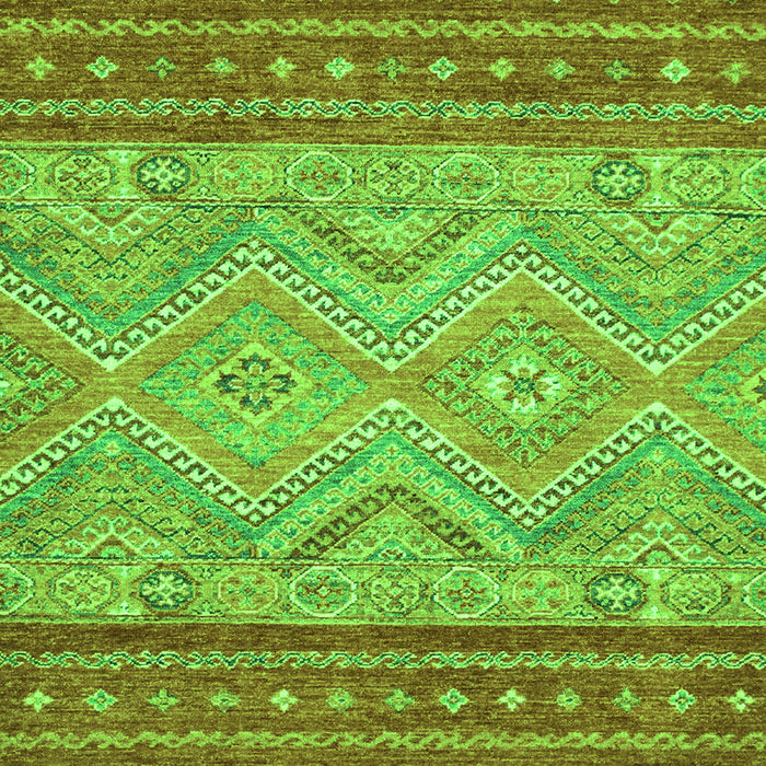 Machine Washable Southwestern Green Country Area Rugs, wshabs2504grn