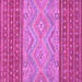 Square Southwestern Purple Country Rug, abs2504pur