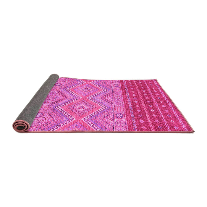 Sideview of Southwestern Pink Country Rug, abs2504pnk
