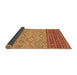 Sideview of Southwestern Brown Country Rug, abs2504brn