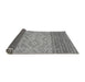 Sideview of Southwestern Gray Country Rug, abs2504gry