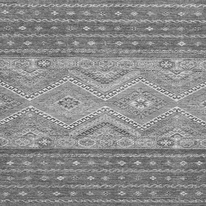 Square Southwestern Gray Country Rug, abs2504gry