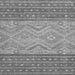 Square Southwestern Gray Country Rug, abs2504gry