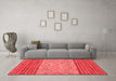 Country Red Washable Rugs