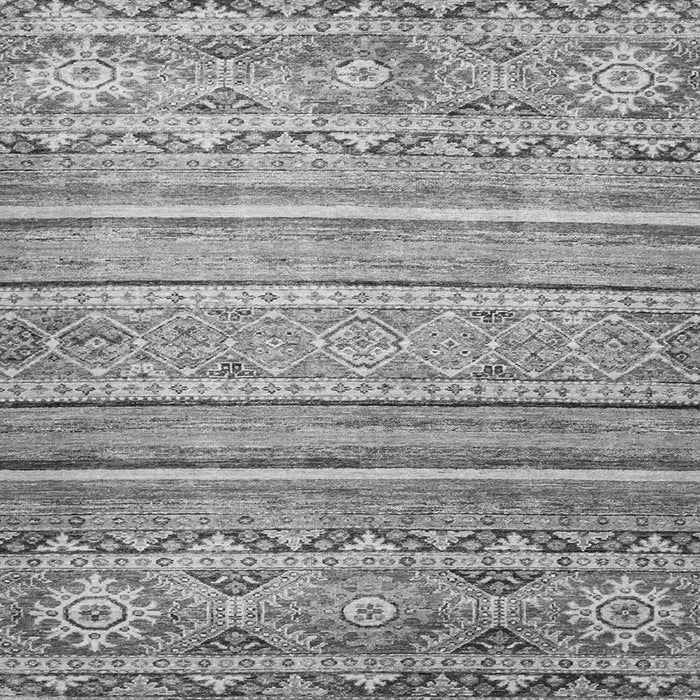 Square Machine Washable Abstract Gray Modern Rug, wshabs2505gry