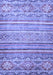 Abstract Blue Modern Rug, abs2505blu