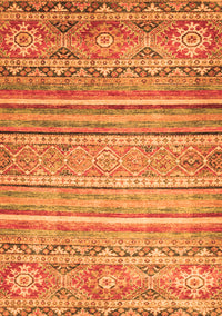 Abstract Orange Modern Rug, abs2505org