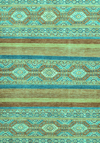 Abstract Turquoise Modern Rug, abs2506turq