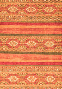 Abstract Orange Modern Rug, abs2506org