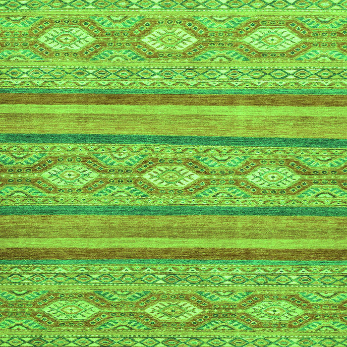 Square Abstract Green Modern Rug, abs2506grn