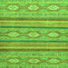 Square Abstract Green Modern Rug, abs2506grn