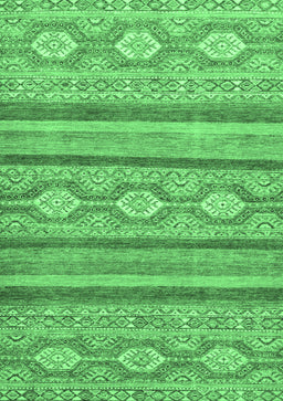 Abstract Emerald Green Modern Rug, abs2506emgrn