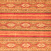 Square Abstract Orange Modern Rug, abs2506org