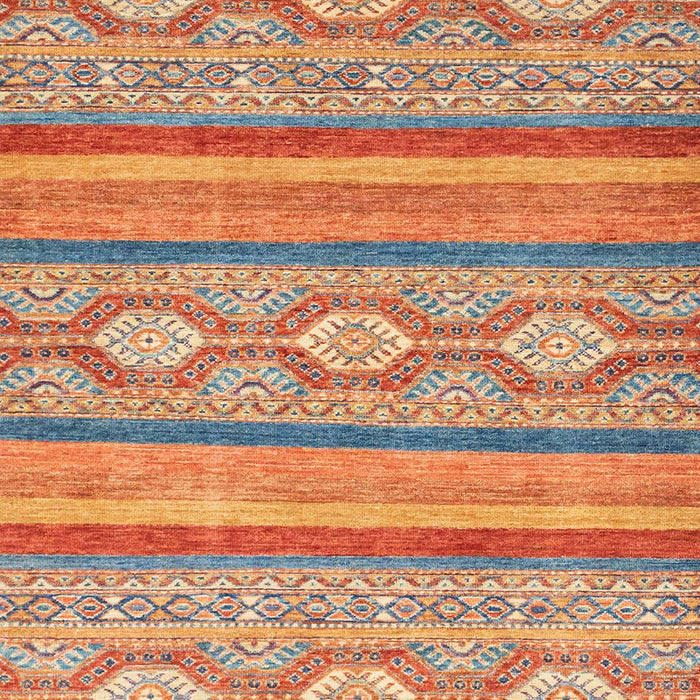 Machine Washable Abstract Red Rug, wshabs2506