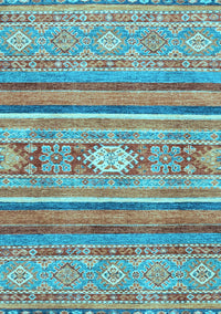 Abstract Light Blue Modern Rug, abs2507lblu