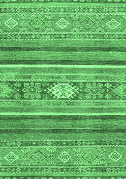 Abstract Emerald Green Modern Rug, abs2507emgrn
