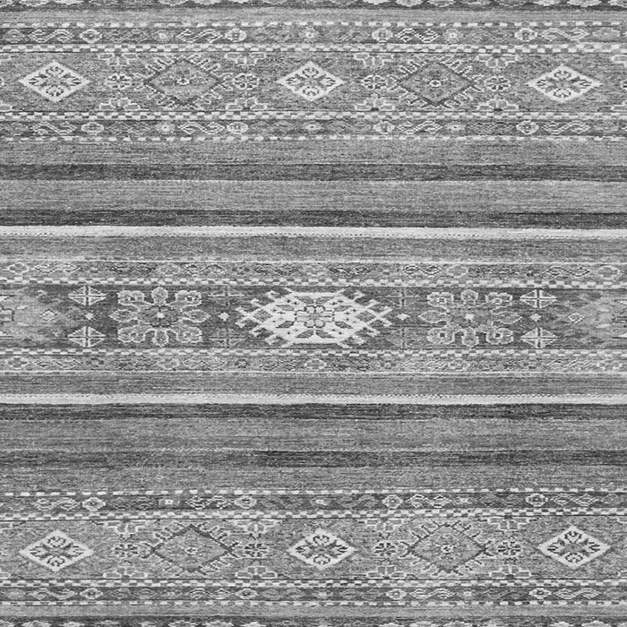 Square Machine Washable Abstract Gray Modern Rug, wshabs2507gry