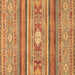 Square Abstract Brown Modern Rug, abs2507brn