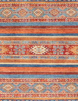 Machine Washable Abstract Red Rug, wshabs2507